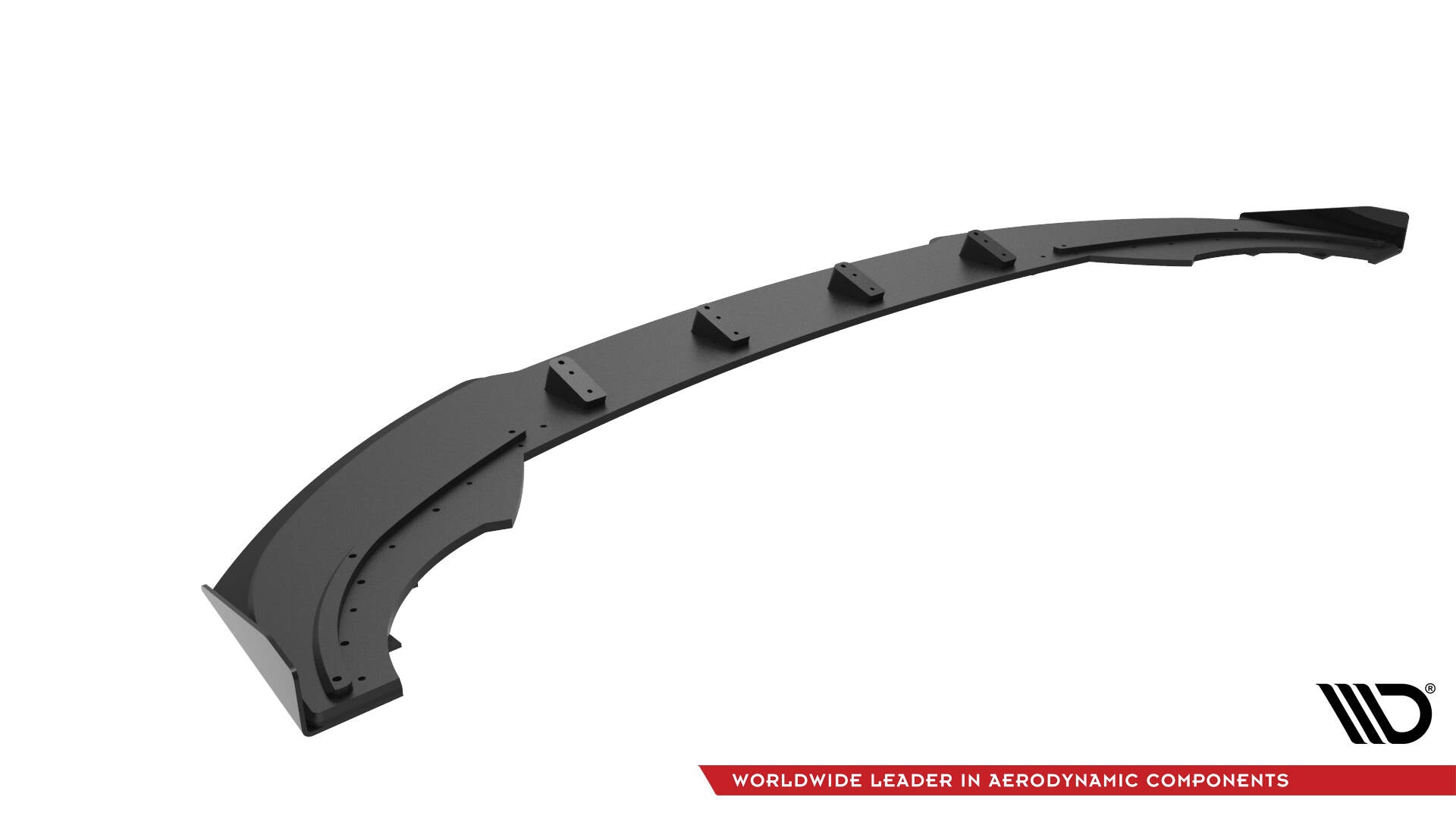 Maxton Design Street Pro Street+ Spoilerlippe Front Ansatz + Flaps passend für Cupra Formentor Mk1 Facelift schwarz Hochglanz