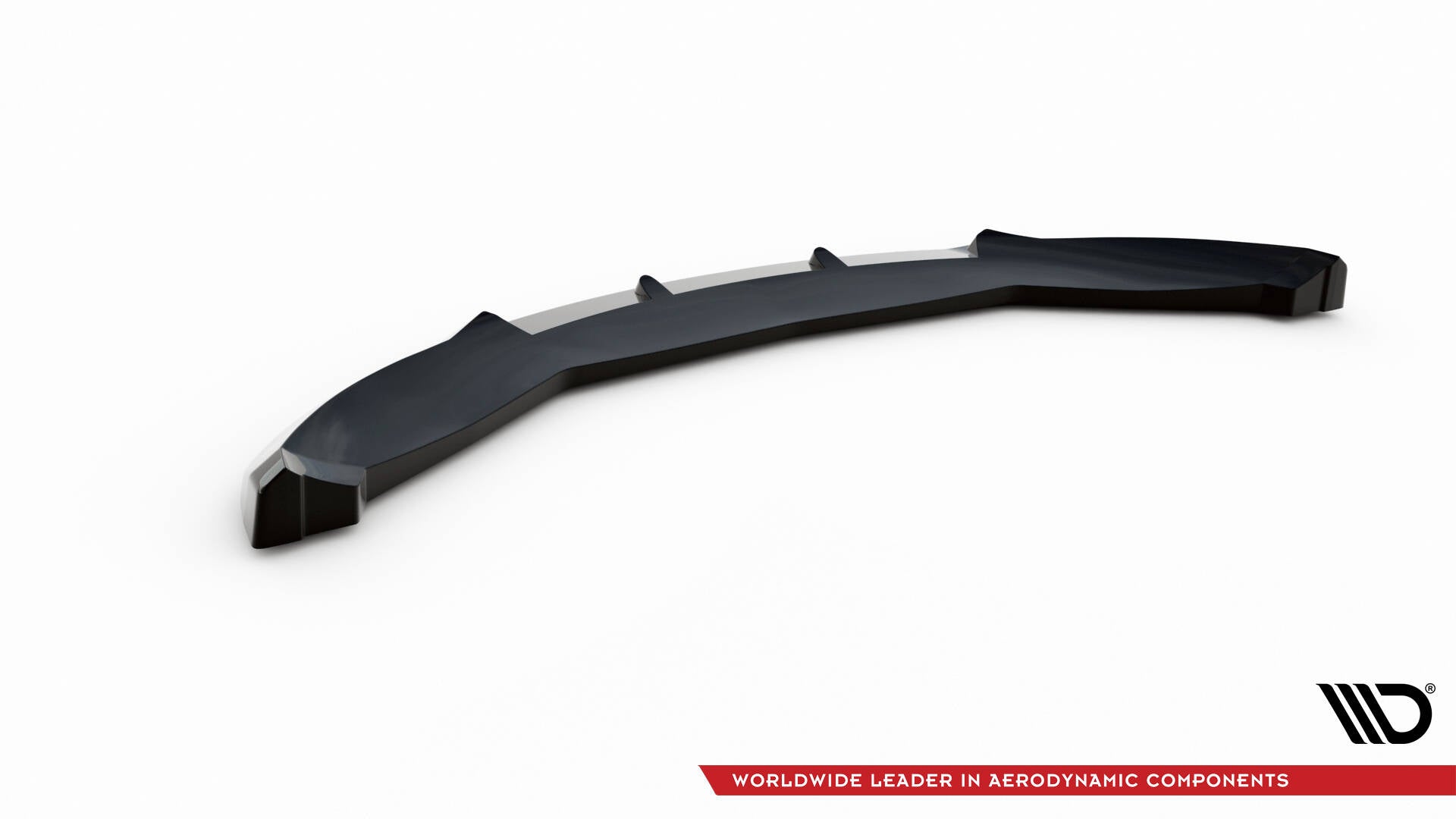 Maxton Design Street+ Spoilerlippe Front Ansatz passend für Mini Cooper Countryman R60 Facelift schwarz Hochglanz