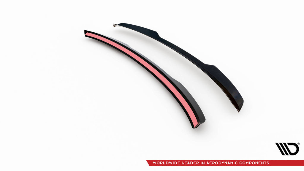 Maxton Design Spoiler CAP passend für BMW X3 M-Paket F25 schwarz Hochglanz