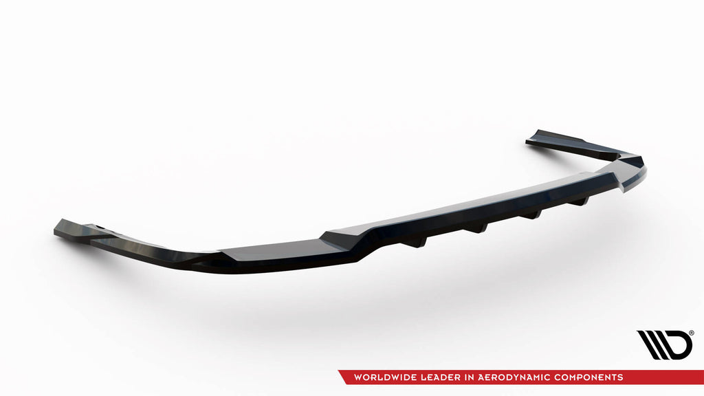 Maxton Design Street+ Mittlerer Diffusor RACE passend für VW Passat GT B8 Facelift USA schwarz Hochglanz