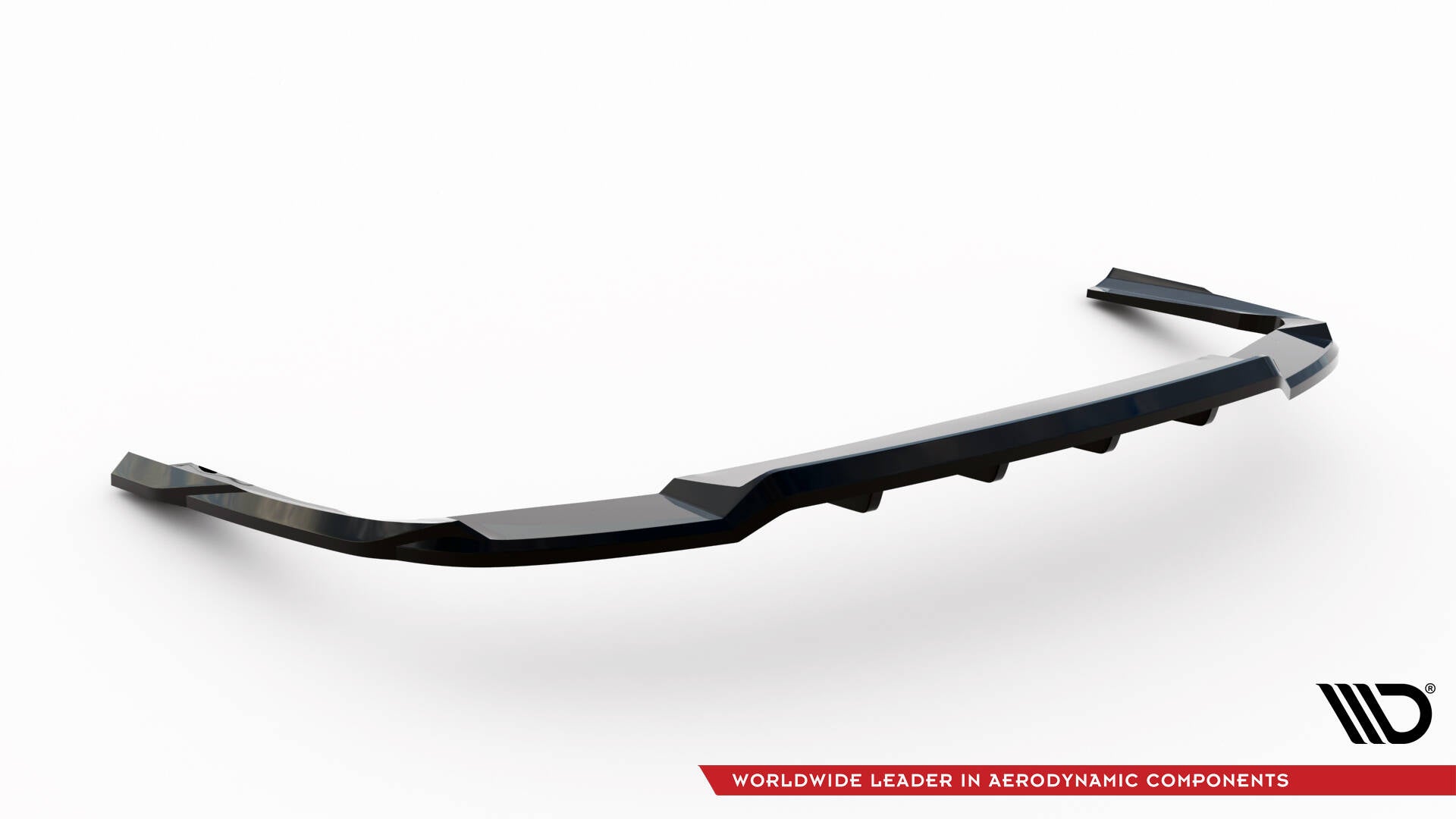 Maxton Design Street+ Mittlerer Diffusor RACE passend für VW Passat GT B8 Facelift USA schwarz Hochglanz