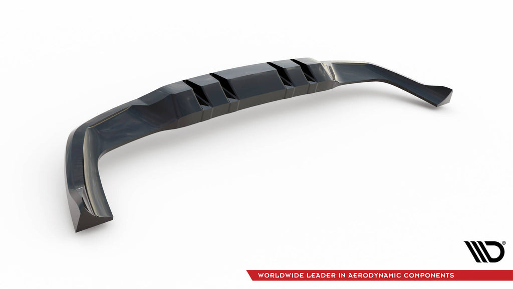 Maxton Design Street+ Mittlerer Diffusor RACE passend für Mercedes-AMG A35 Hatchback W177 schwarz Hochglanz