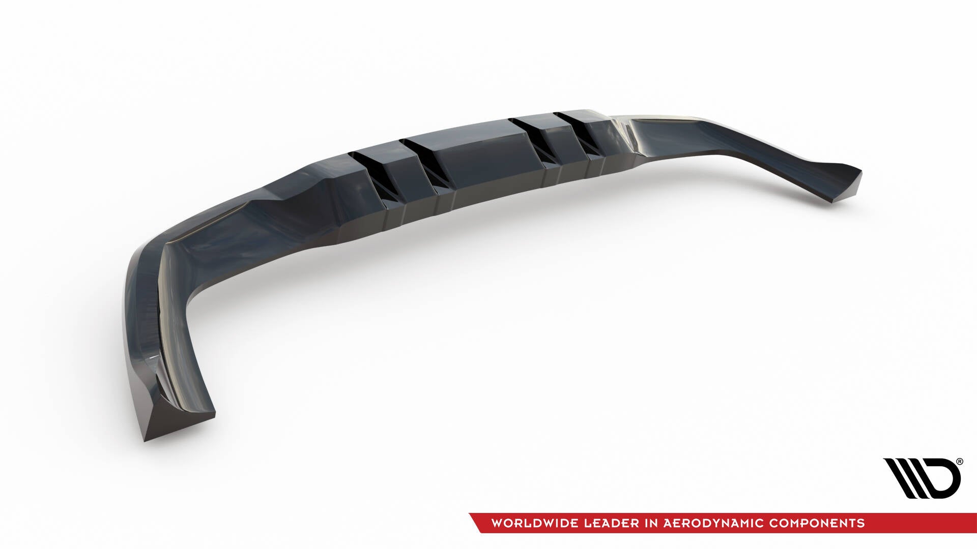 Maxton Design Street+ Mittlerer Diffusor RACE passend für Mercedes-AMG A35 Hatchback W177 schwarz Hochglanz