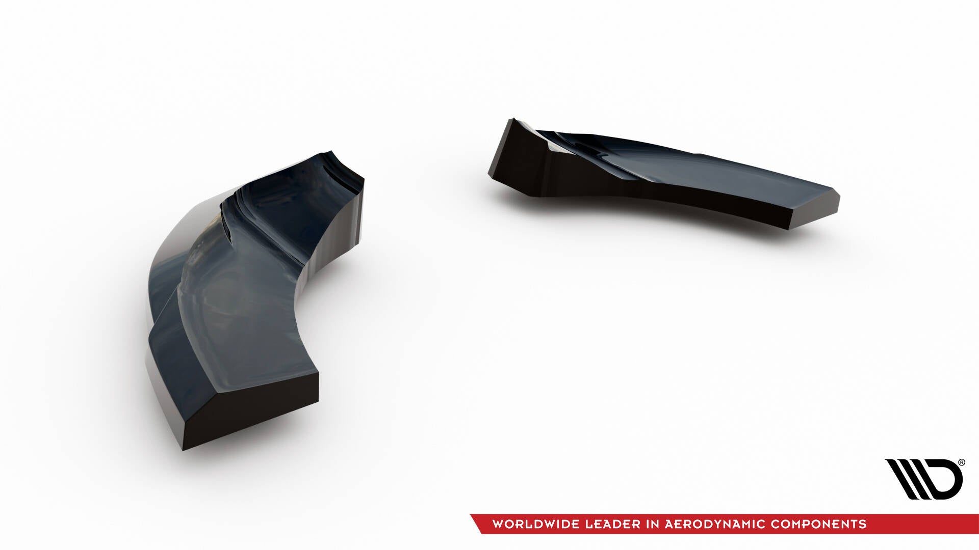 Maxton Design Heck Ansatz Flaps Diffusor passend für Hyundai Veloster N Mk2 schwarz Hochglanz