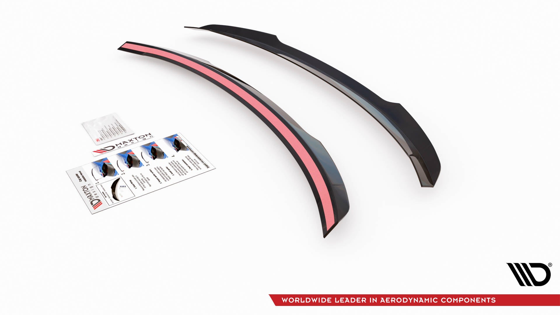Maxton Design Spoiler CAP passend für Ford Mondeo Mk5 schwarz Hochglanz
