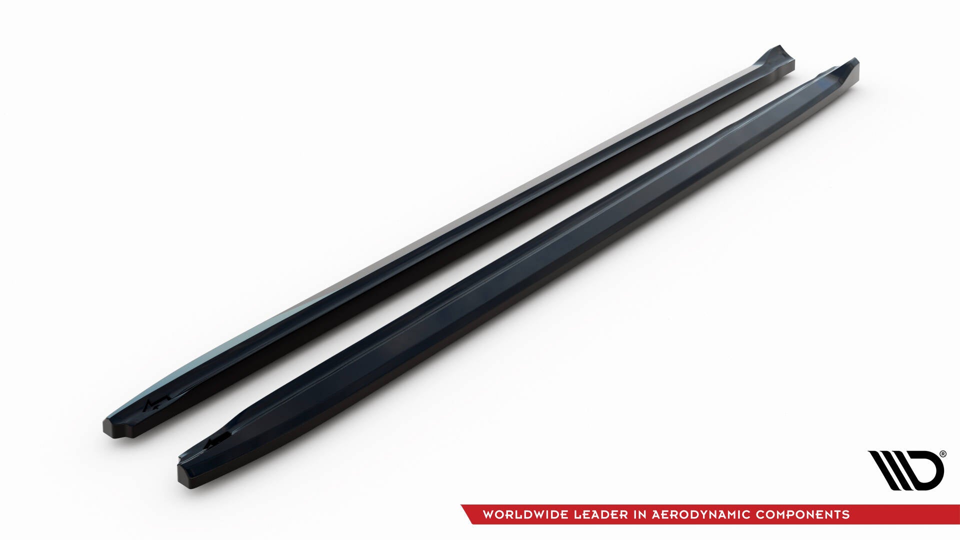 Maxton Design Street+ Seitenschweller Leisten V.2 passend für Audi S5 / A5 S-Line Coupe 8T schwarz Hochglanz