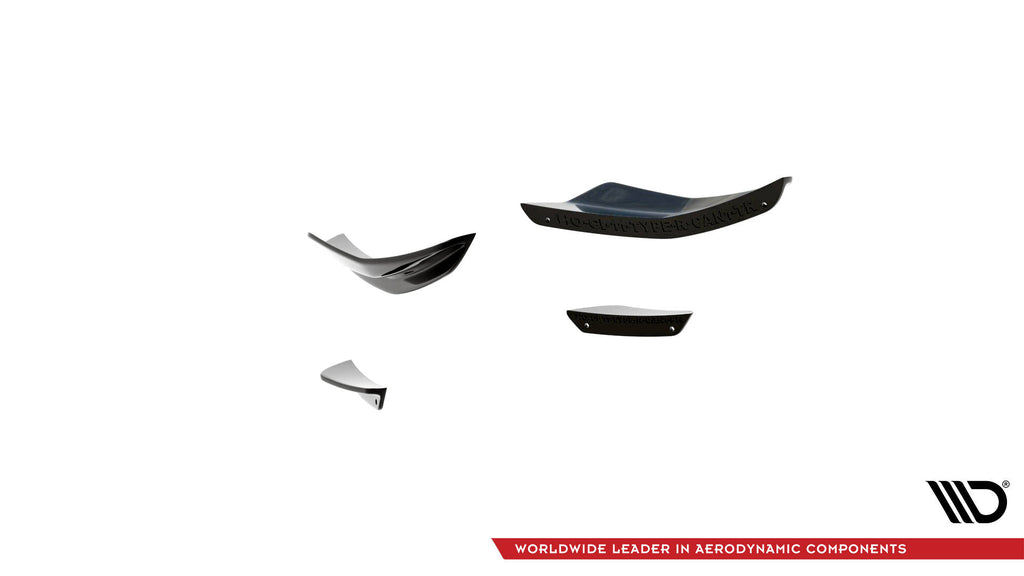 Maxton Design Stoßstangen Flaps Wings vorne Canards passend für Honda Civic Type-R Mk 11