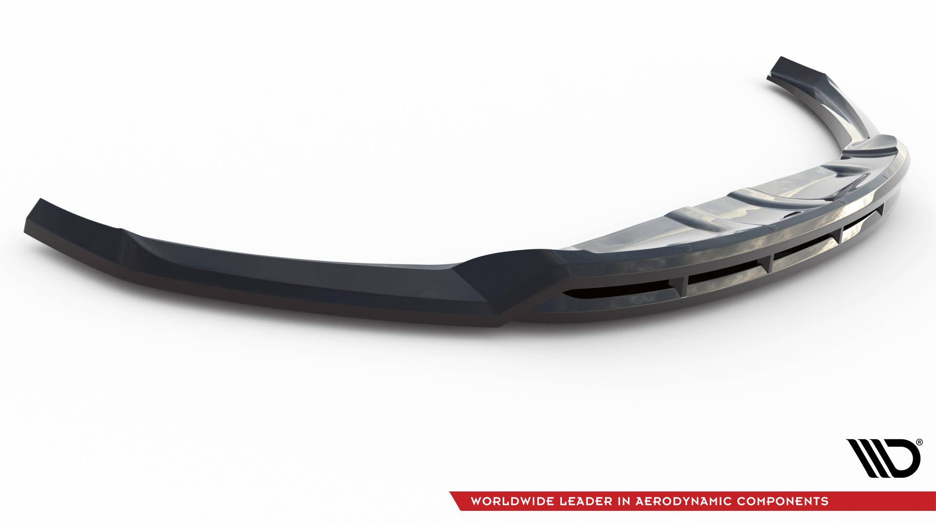 Maxton Design Street+ Spoilerlippe Front Ansatz V.2 passend für Maserati Levante Mk1 schwarz Hochglanz