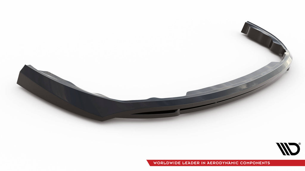 Maxton Design Street+ Spoilerlippe Front Ansatz passend für Renault Megane GT Line Grandtour Mk3 Facelift schwarz Hochglanz