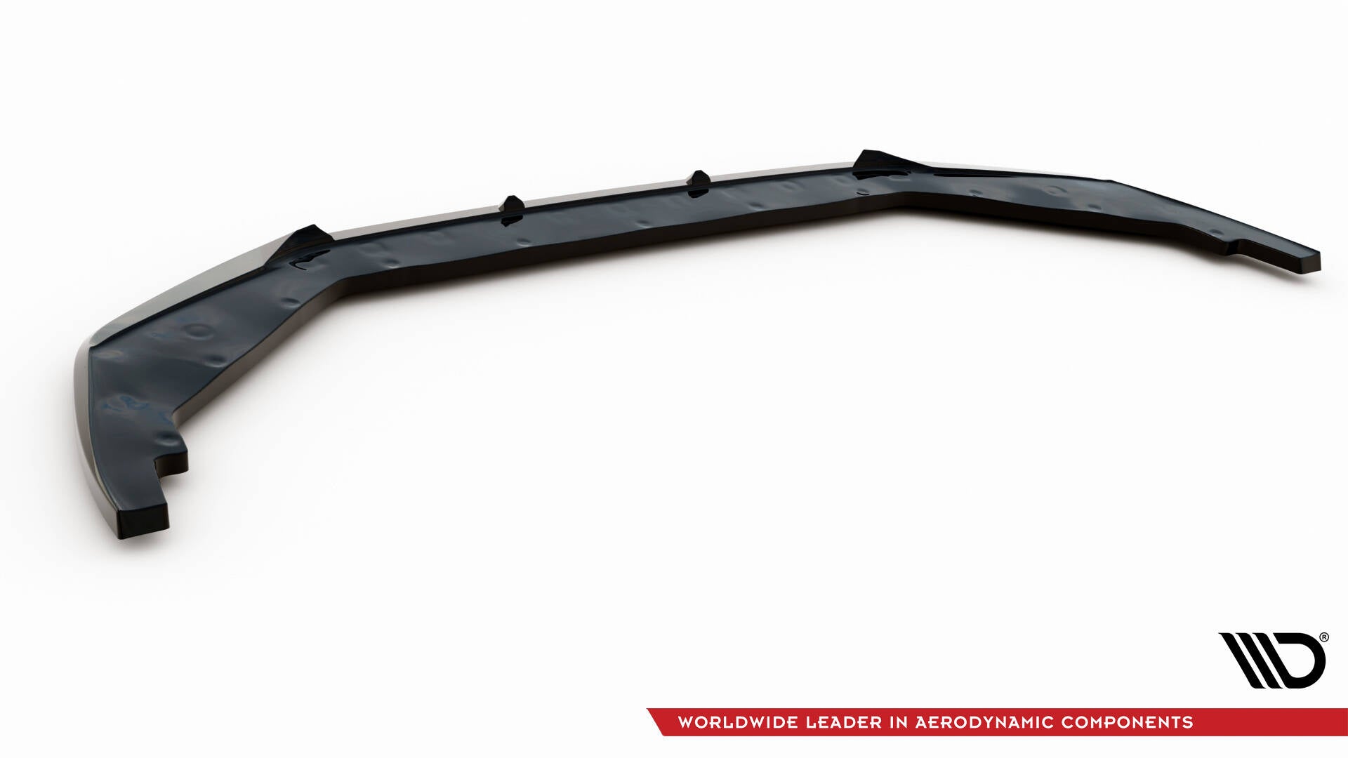 Maxton Design Street+ Spoilerlippe Front Ansatz V.2 passend für Nissan GTR R35 Facelift schwarz Hochglanz