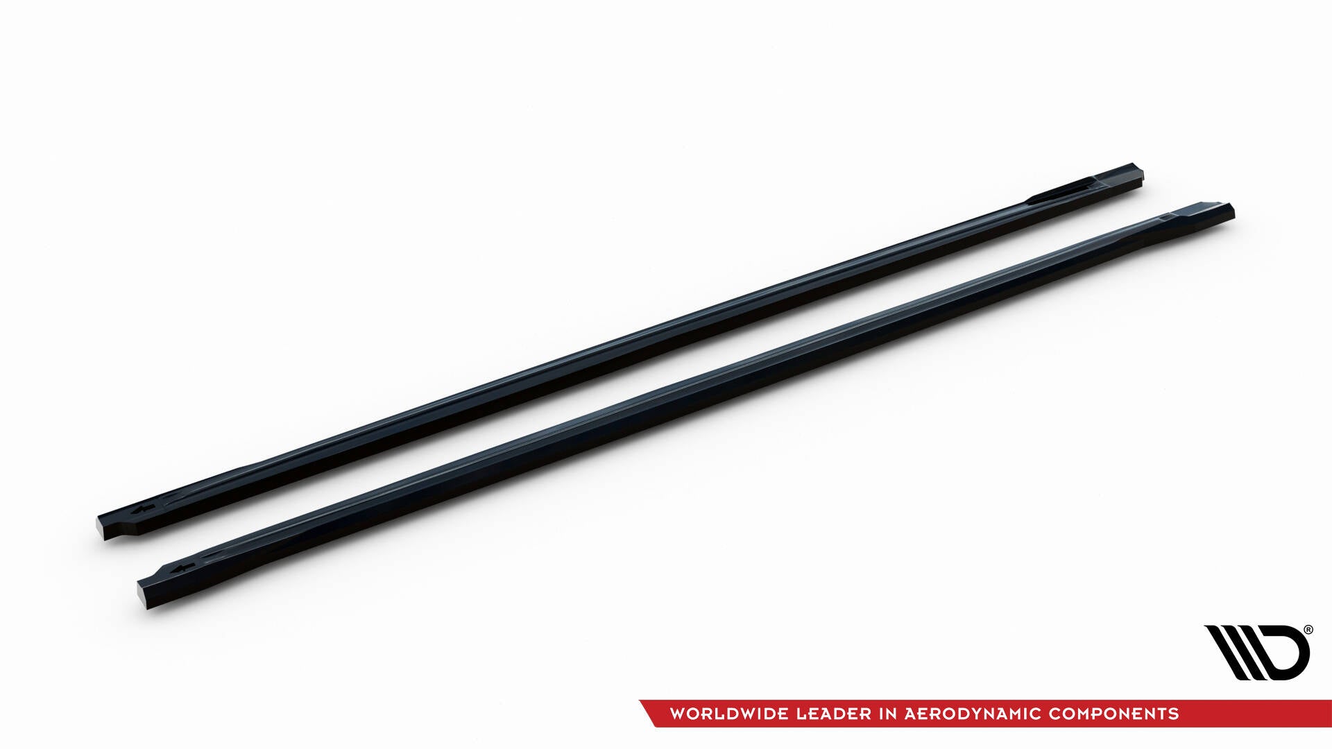 Maxton Design Street+ Seitenschweller Leisten passend für Audi A6 Allroad C8 schwarz Hochglanz