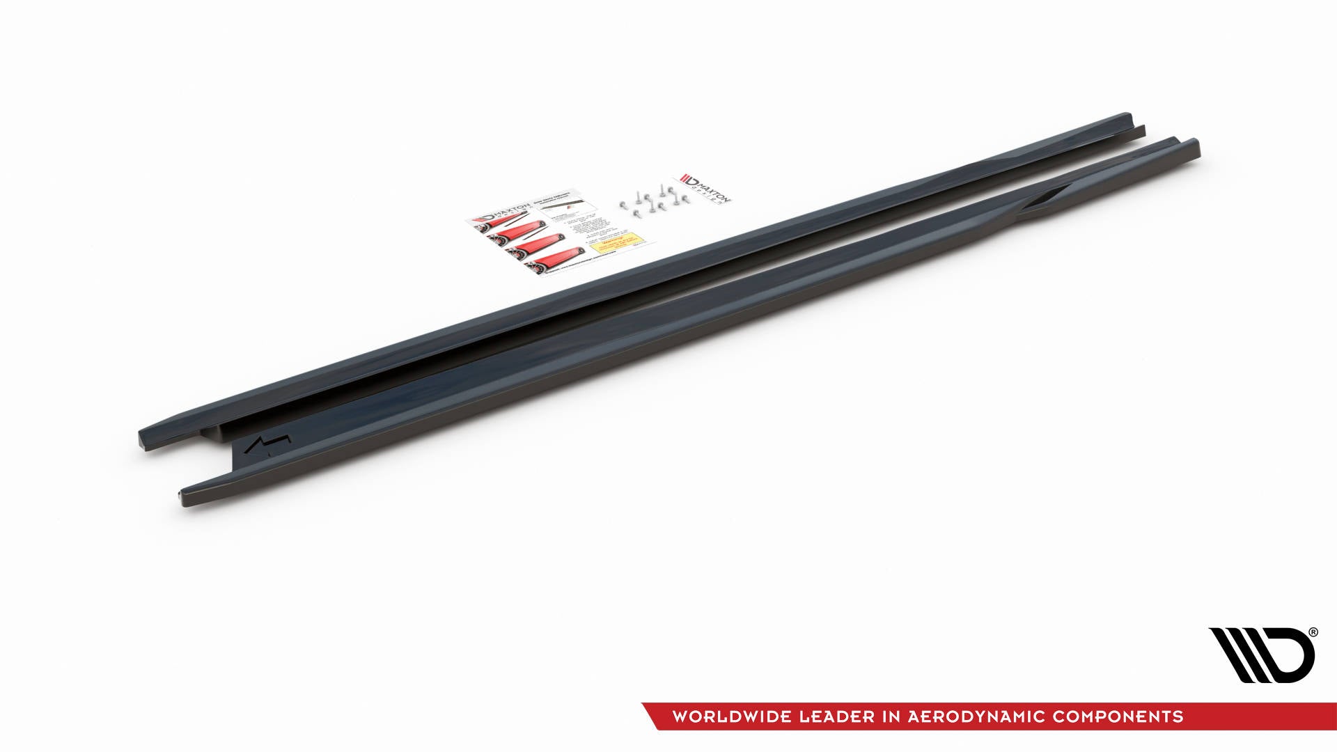 Maxton Design Street+ Seitenschweller Leisten passend für Skoda Fabia Mk3 schwarz Hochglanz