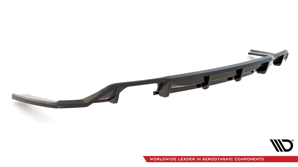 Maxton Design Street+ Mittlerer Diffusor RACE passend für BMW 2 M-Paket F22 schwarz Hochglanz