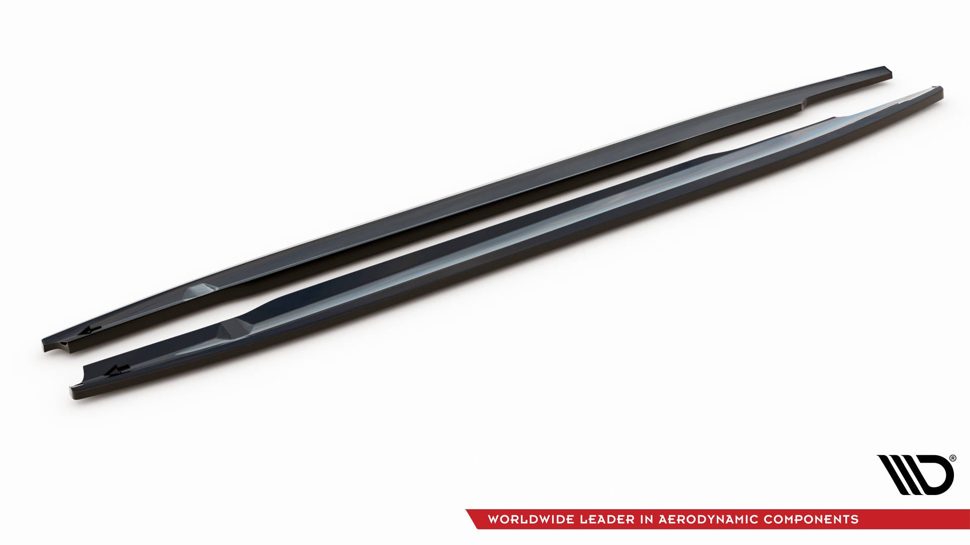 Maxton Design Street+ Seitenschweller Leisten passend für Mercedes-Benz C AMG-Line / 43 AMG W206 schwarz Hochglanz