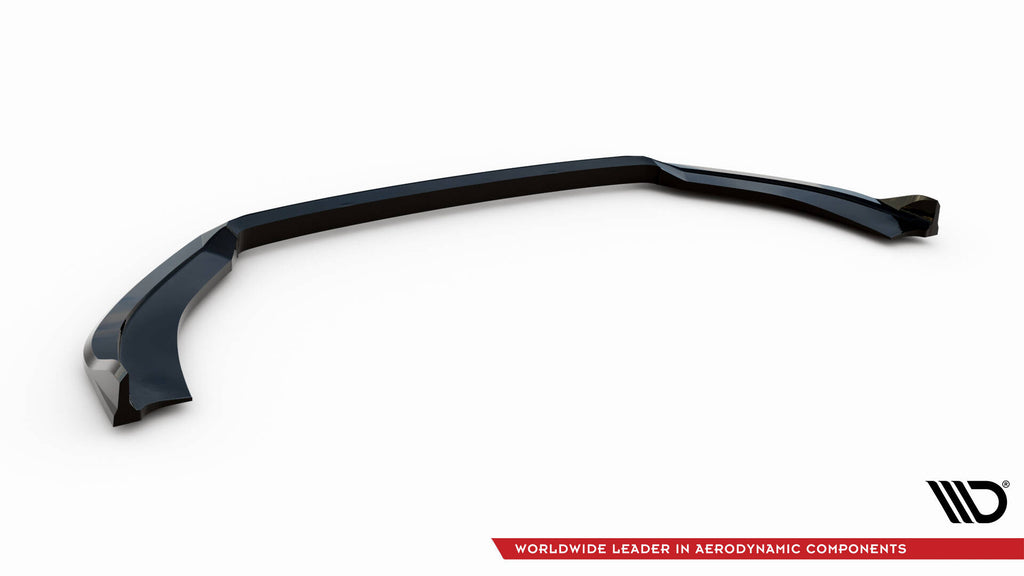 Maxton Design Street+ Spoilerlippe Front Ansatz V.4 passend für Audi RS3 Limousine 8V Facelift schwarz Hochglanz
