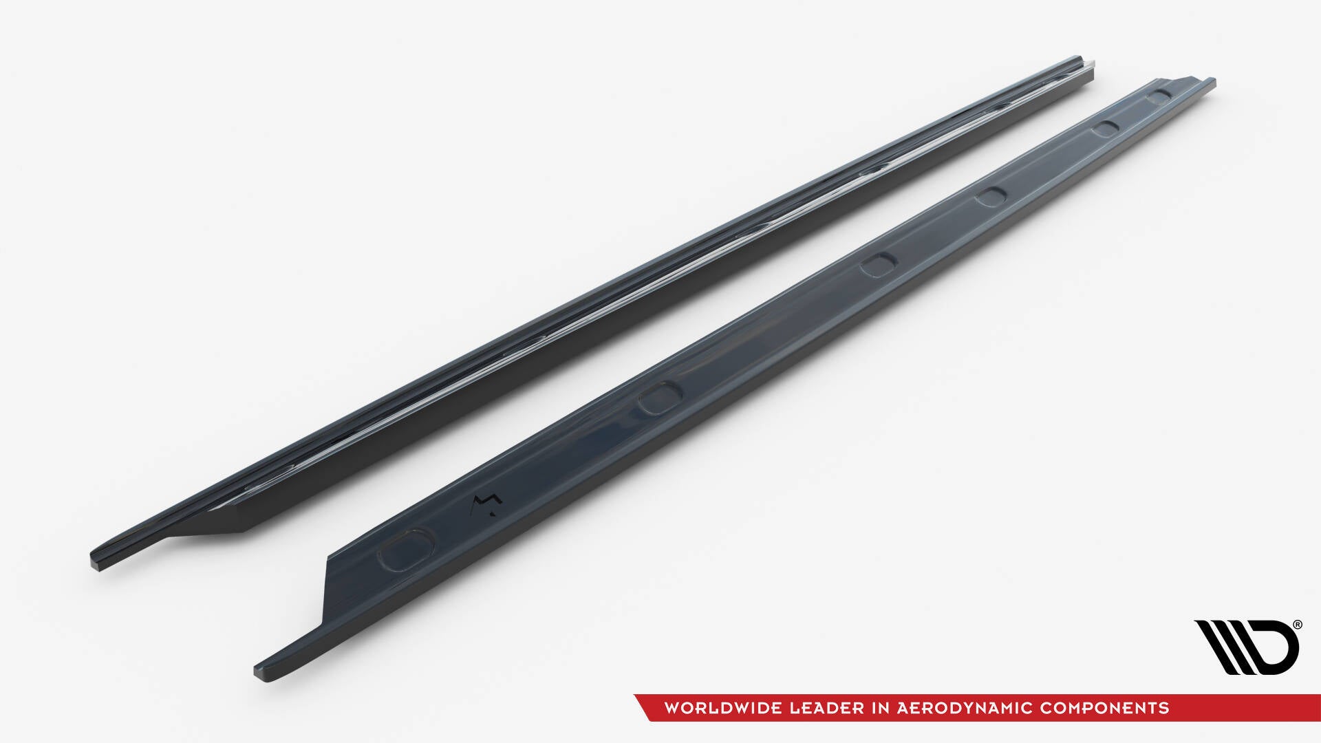 Maxton Design Street+ Seitenschweller Leisten passend für VW Caddy Maxi Mk5 schwarz Hochglanz
