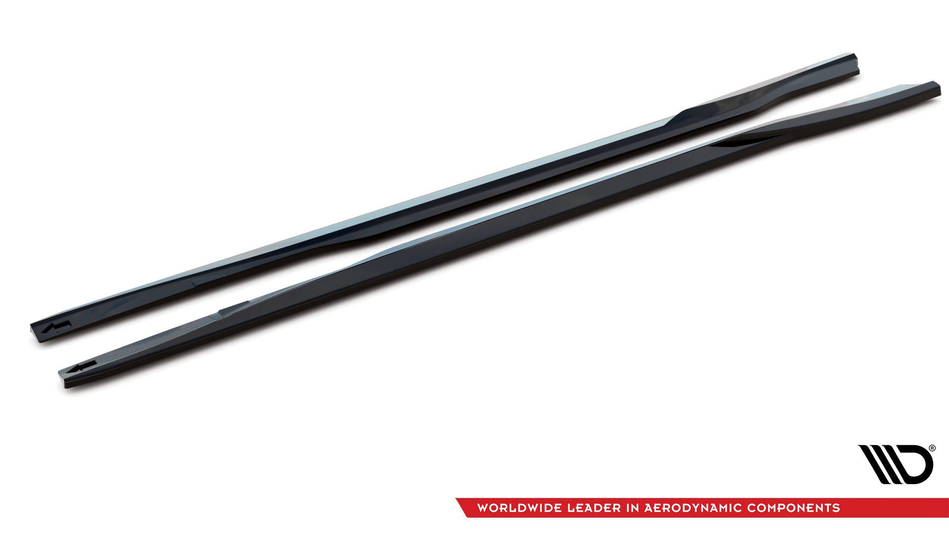 Maxton Design Street+ Seitenschweller Leisten passend für Ford Mustang Mach-E Mk1 schwarz Hochglanz