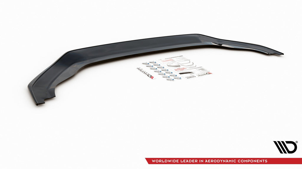 Maxton Design Street+ Spoilerlippe Front Ansatz passend für VW Golf 7 GTI TCR schwarz Hochglanz