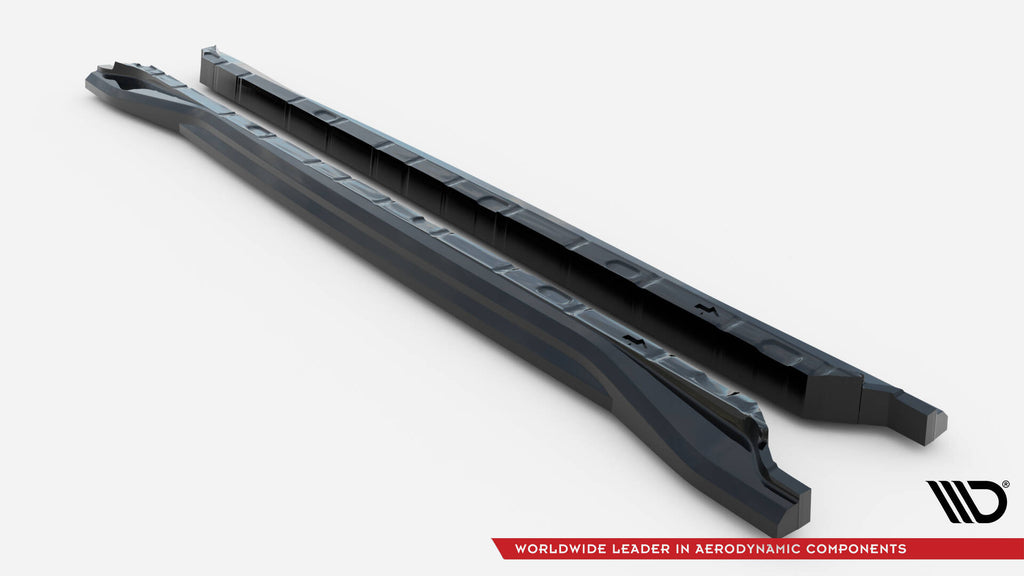 Maxton Design Street+ Seitenschweller Leisten passend für Seat Tarraco FR Mk1 schwarz Hochglanz