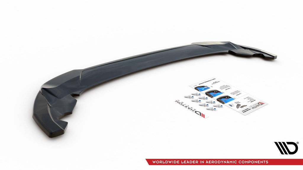 Maxton Design Heckansatz Seat Leon FR Hatchback Mk4 schwarz Hochglanz für Seat Leon FR Mk4