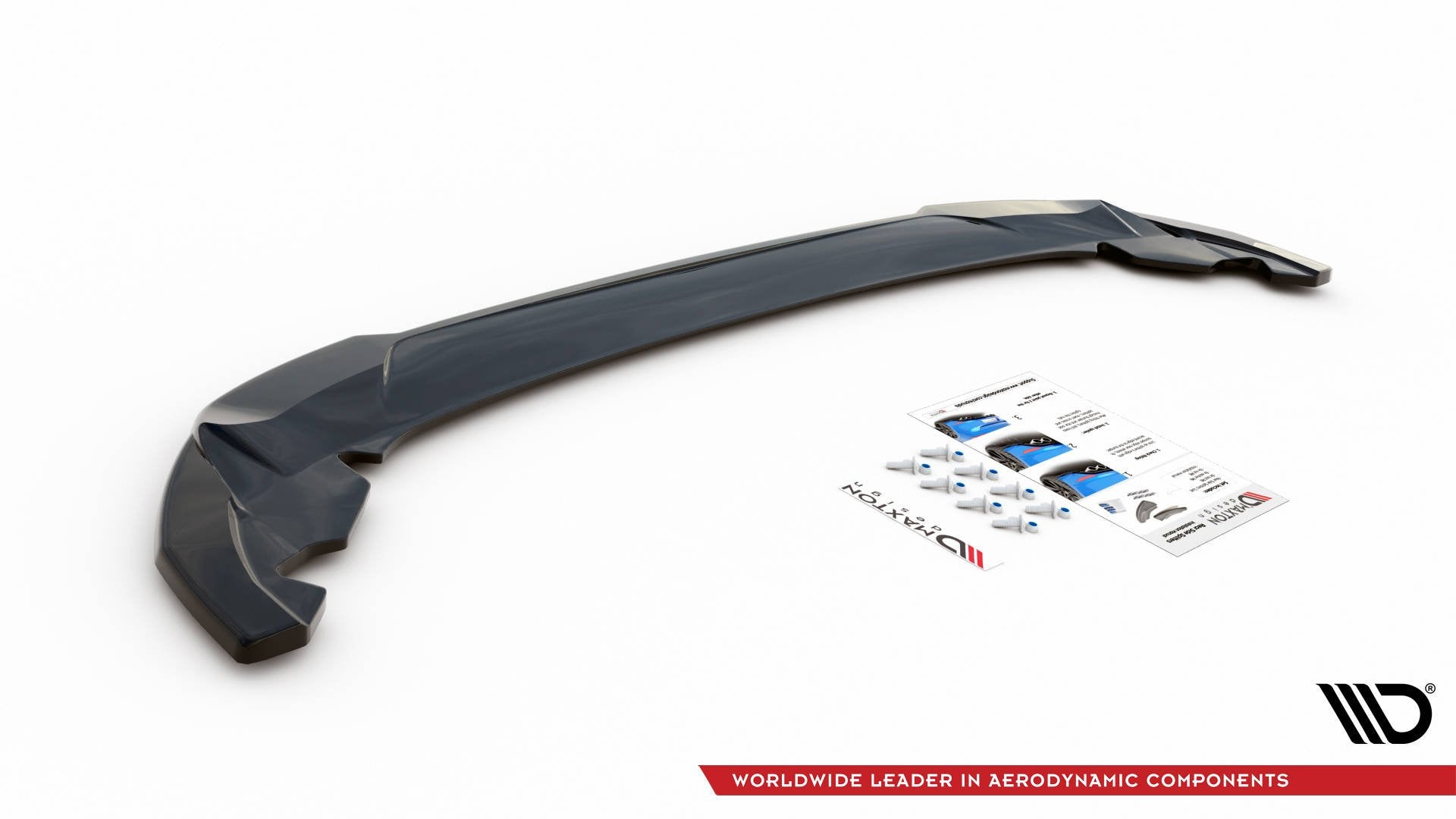 Maxton Design Heckansatz Seat Leon FR Hatchback Mk4 schwarz Hochglanz für Seat Leon FR Mk4