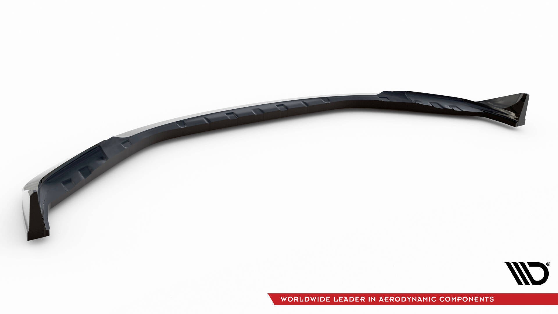 Maxton Design Street+ Spoilerlippe Front Ansatz V.4 passend für CSL Look BMW M3 Limousine / Touring G80 / G81 schwarz Hochglanz