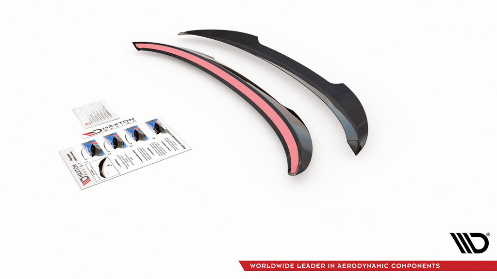 Maxton Design Spoiler CAP passend für Ford Puma Mk1 schwarz Hochglanz