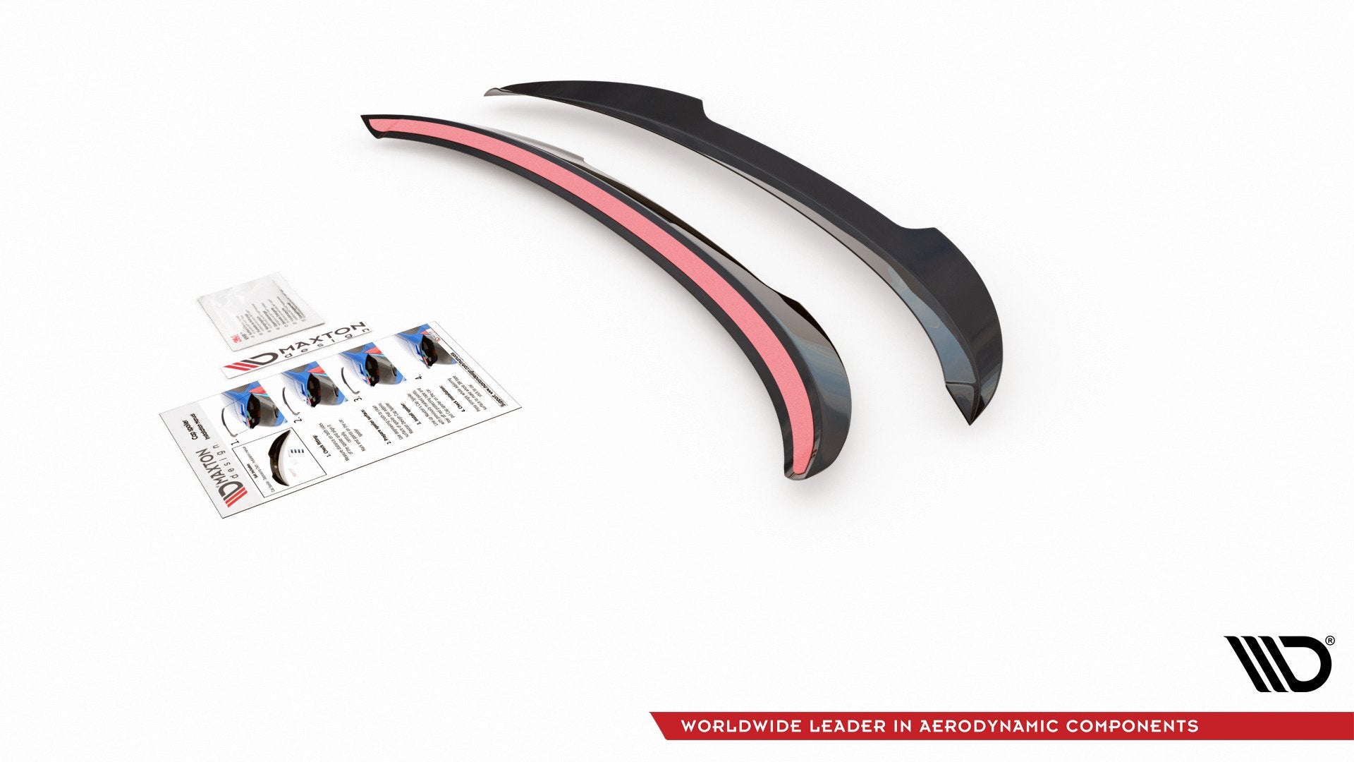 Maxton Design Spoiler CAP passend für Ford Puma Mk1 schwarz Hochglanz