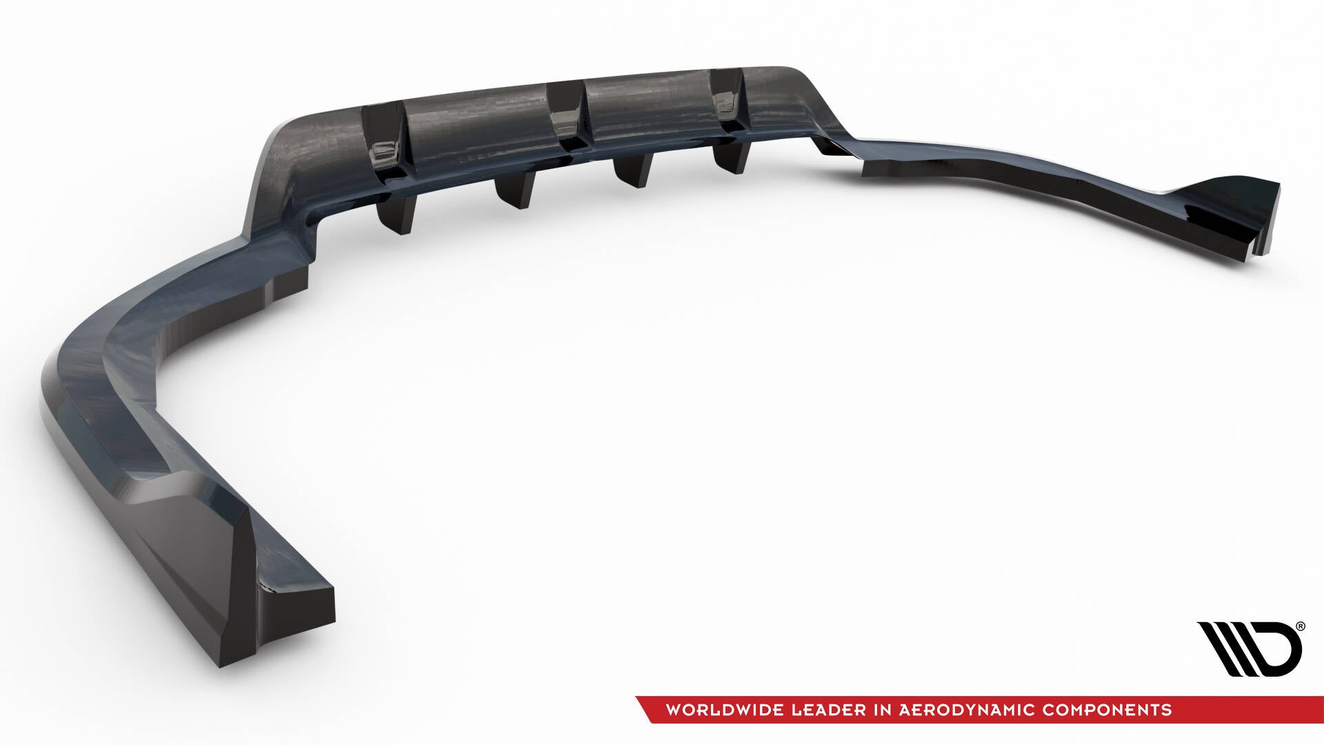 Maxton Design Street+ Mittlerer Diffusor RACE passend für BMW X5 M-Paket G05 schwarz Hochglanz