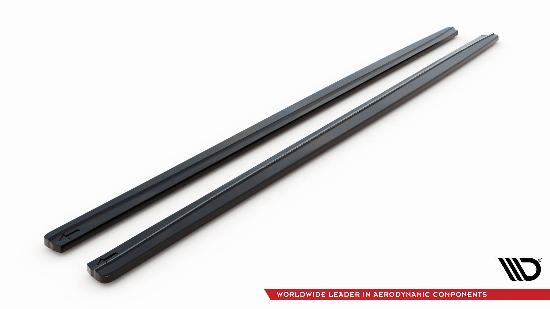 Maxton Design Street+ Seitenschweller Leisten passend für BMW 5er M-Paket / M550d / M550i G30/ G31 schwarz Hochglanz