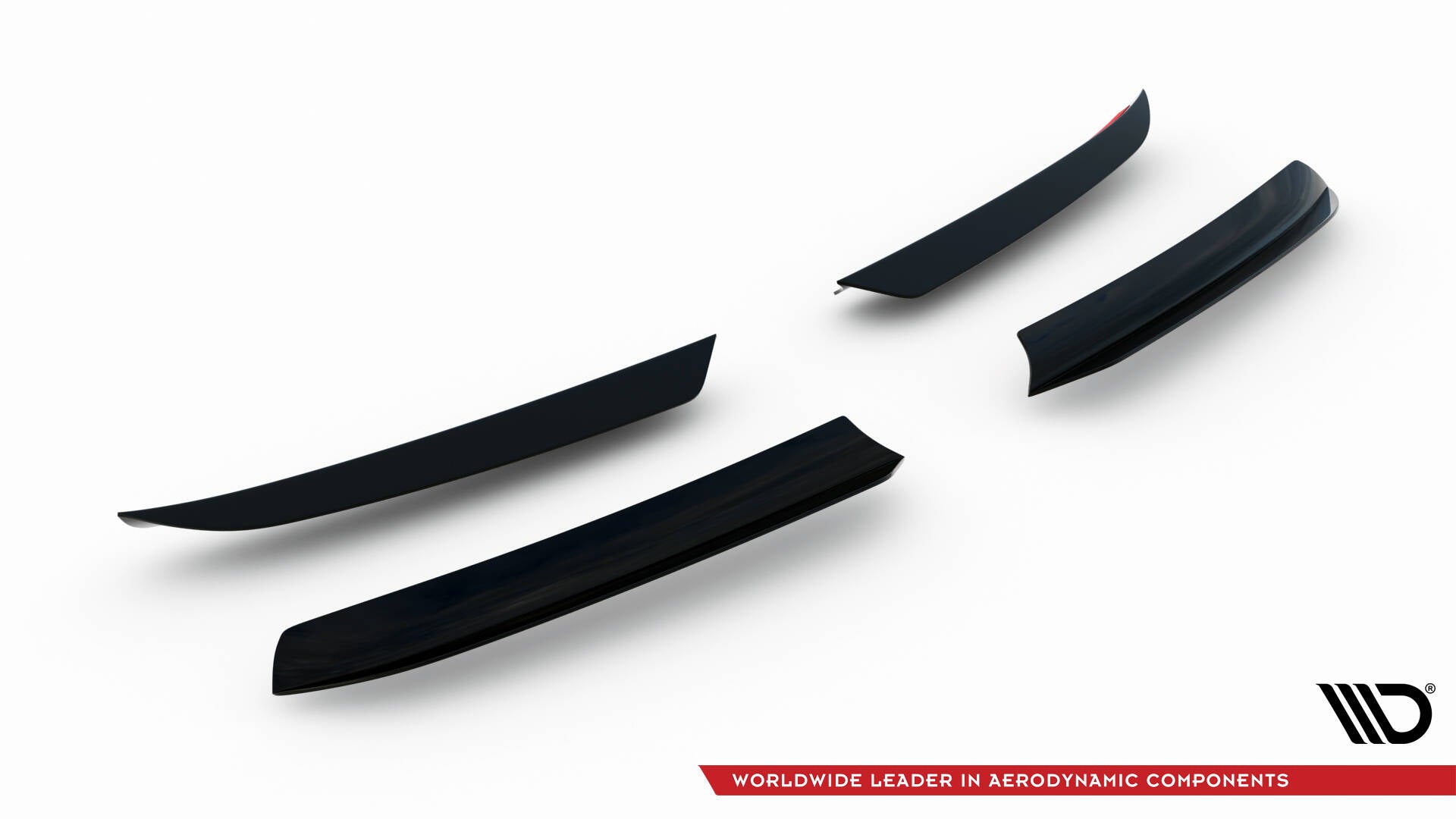Maxton Design Spoiler CAP passend für Ford Transit Connect Mk2 Facelift schwarz Hochglanz