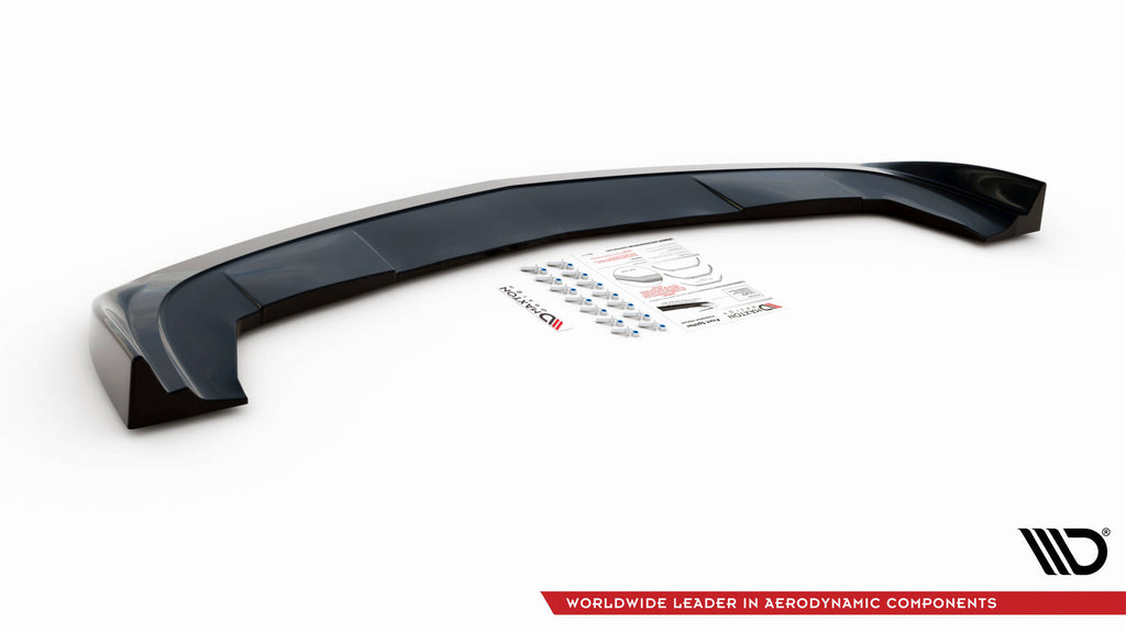 Maxton Design Street+ Spoilerlippe Front Ansatz passend für Dodge Challenger RT Mk3 Facelift schwarz Hochglanz