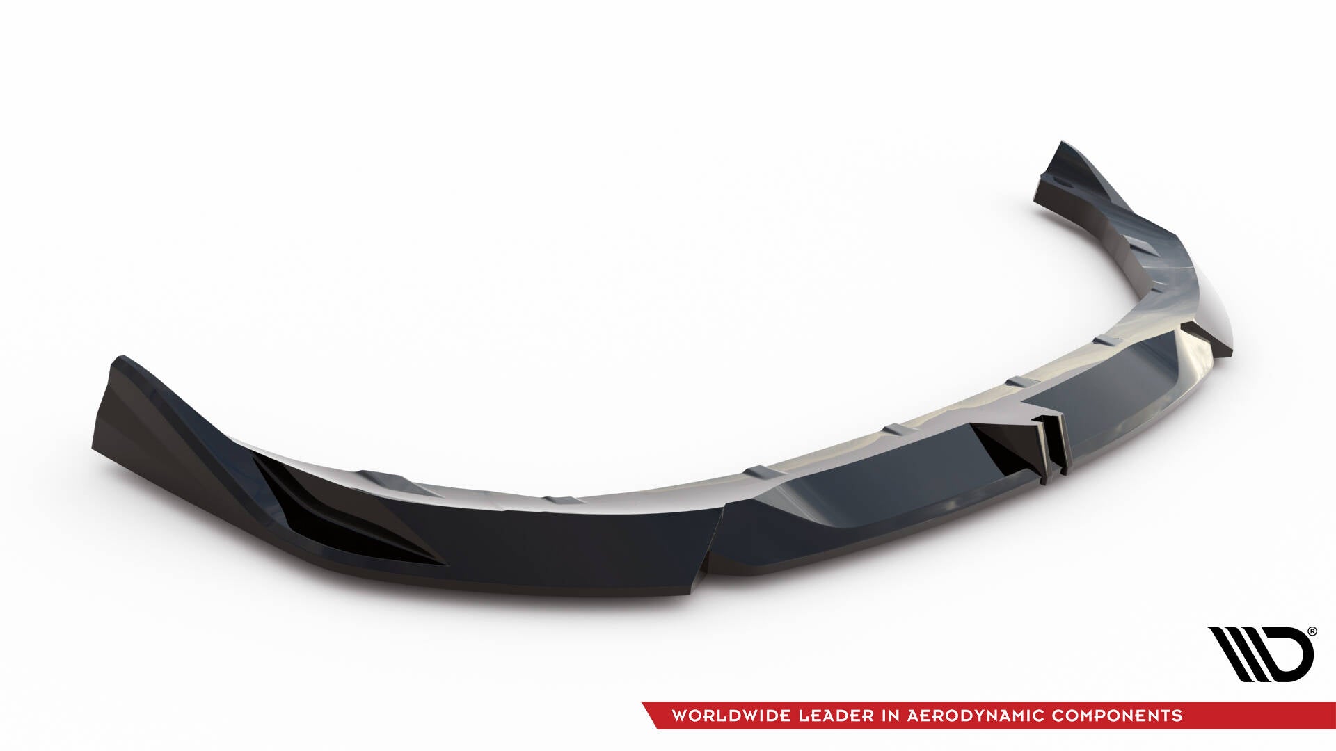 Maxton Design Street+ Spoilerlippe Front Ansatz passend für BMW 2 / M235i Gran Coupe M-Paket F74 schwarz Hochglanz