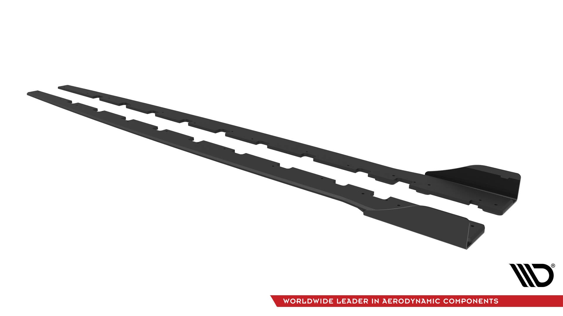 Maxton Design Street Pro Street+ Seitenschweller Leisten + Flaps passend für BMW 1er M-Paket / M135i / 128ti F40 schwarz Hochglanz