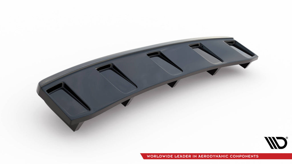 Maxton Design Heckansatz im DTM LOOK Audi A7 S-Line C7 Facelift schwarz Hochglanz für Audi A7