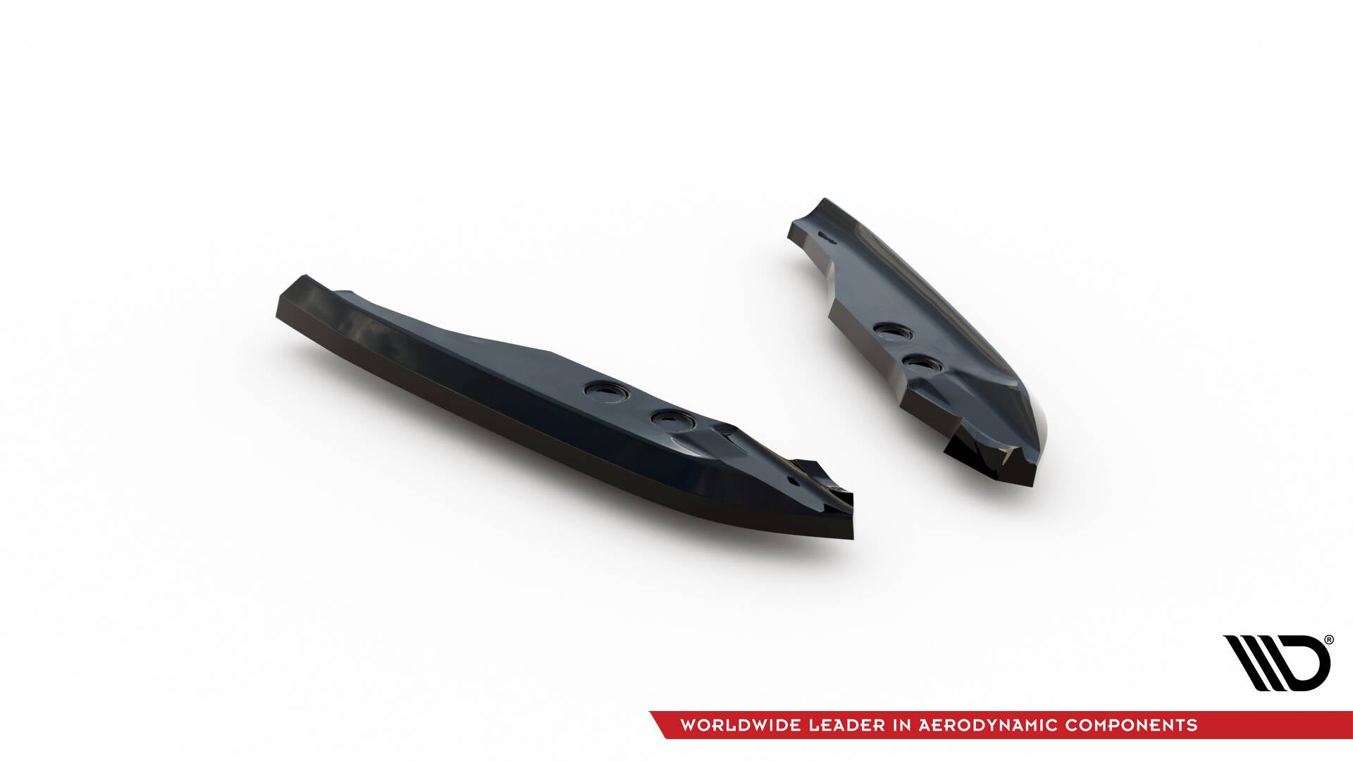 Maxton Design Heck Ansatz Flaps Diffusor passend für BMW 1er M-Paket E82 schwarz Hochglanz