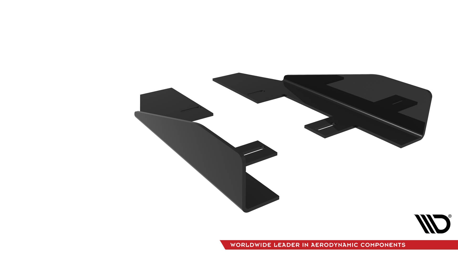 Maxton Design Seitenschweller Flaps passend für Audi RS3 Limousine 8V Facelift schwarz Hochglanz