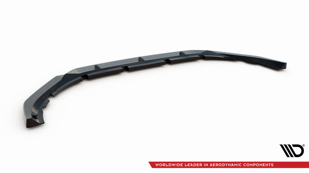 Maxton Design Street+ Spoilerlippe Front Ansatz V.2 passend für Volvo S60/V60 R-Design Mk3 schwarz Hochglanz