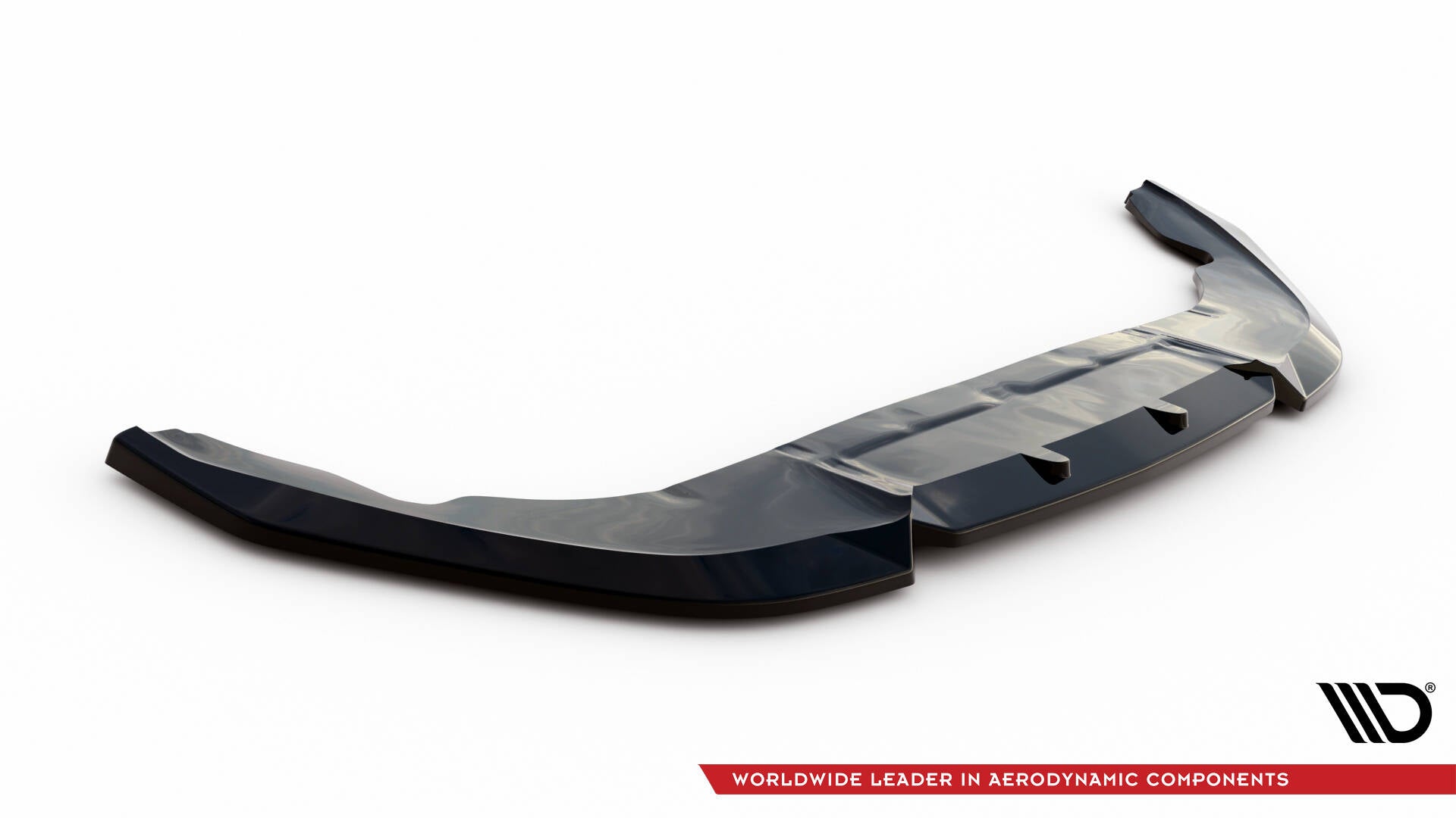 Maxton Design Street+ Spoilerlippe Front Ansatz V.2 passend für Maserati Granturismo Mk1 Facelift schwarz Hochglanz
