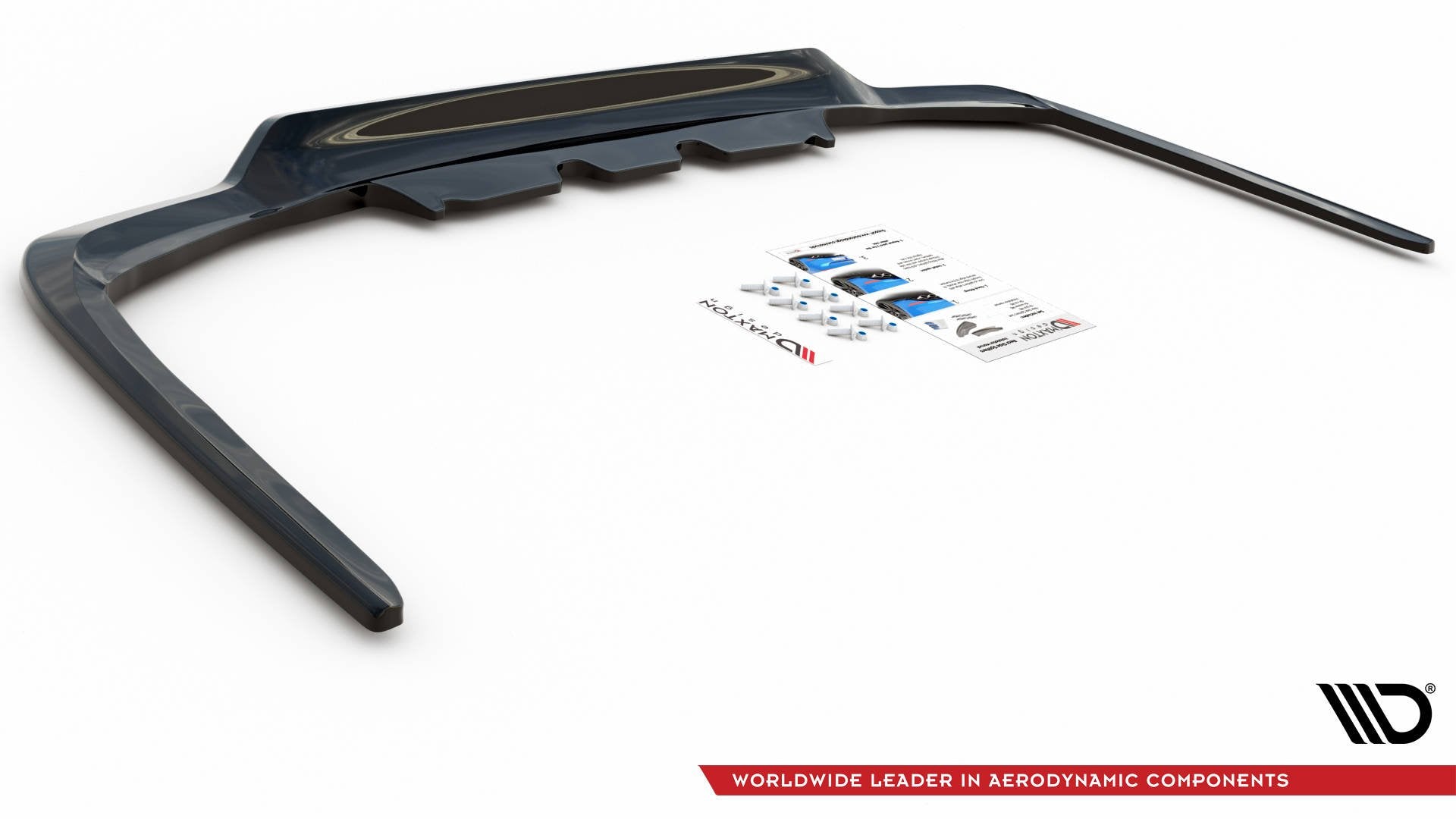 Maxton Design Heckansatz Lexus LS Mk4 Facelift schwarz Hochglanz für Lexus LS Mk4 Facelift