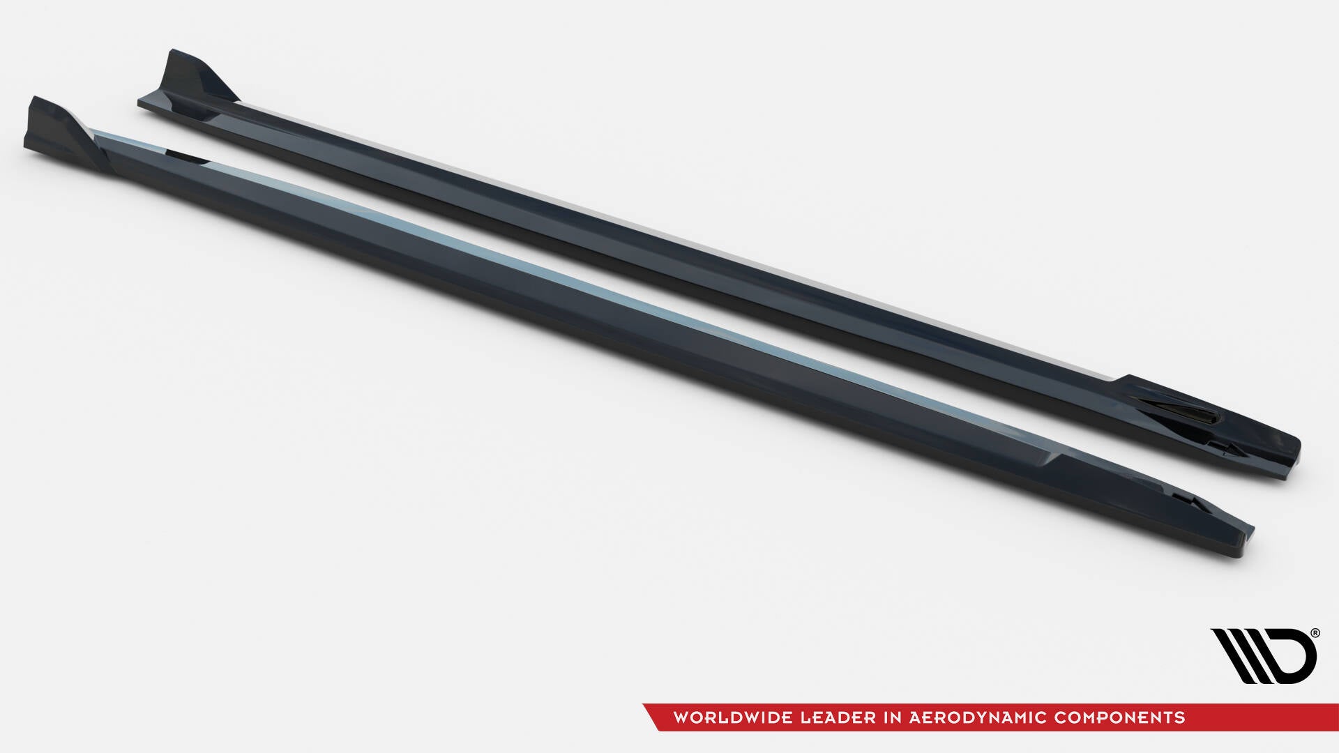 Maxton Design Street+ Seitenschweller Leisten V.2 passend für BMW X5 M-Paket G05 schwarz Hochglanz