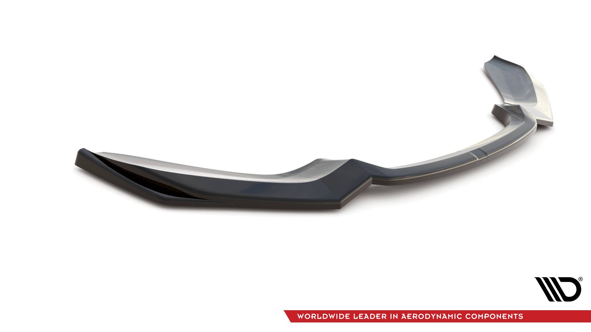 Maxton Design Street+ Spoilerlippe Front Ansatz V.2 passend für BMW 1er F20/F21 M-Power schwarz Hochglanz