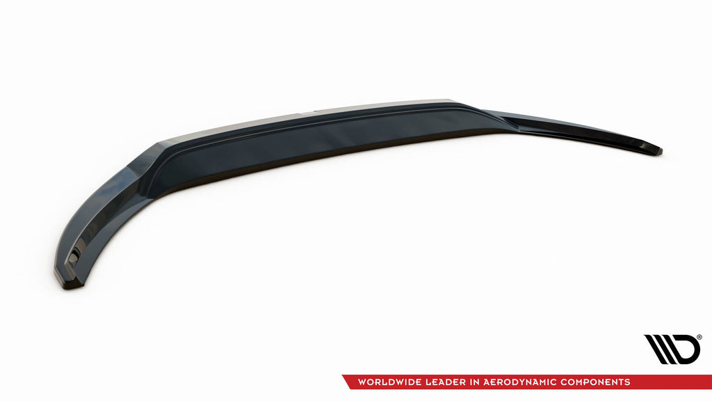 Maxton Design Street+ Spoilerlippe Front Ansatz V.2 passend für Skoda Superb Liftback / Combi Mk3 schwarz Hochglanz