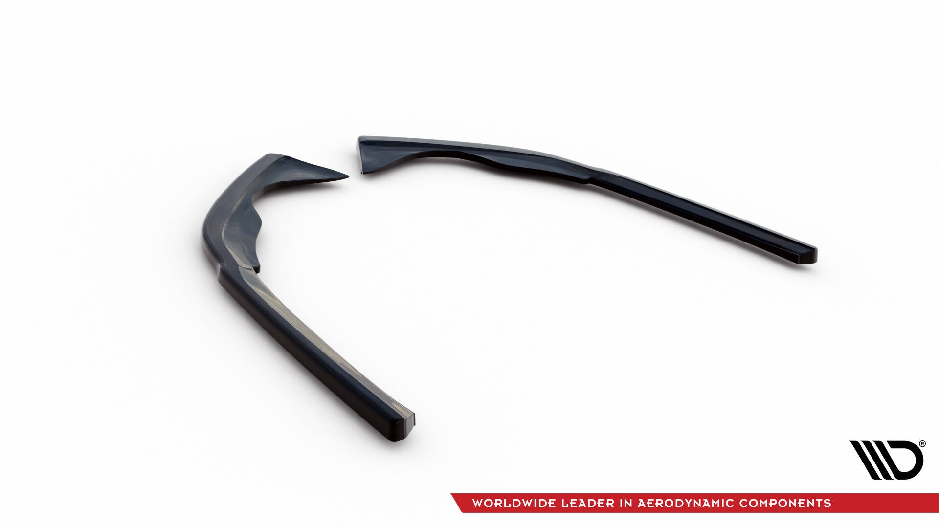 Maxton Design Heck Ansatz Flaps Diffusor passend für VW Passat R-Line B8 Facelift schwarz Hochglanz