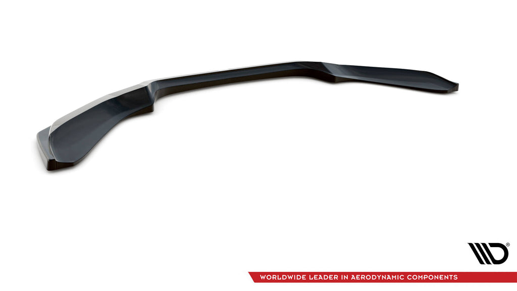 Maxton Design Street+ Spoilerlippe Front Ansatz V.2 passend für BMW 1er F20/F21 M-Power schwarz Hochglanz