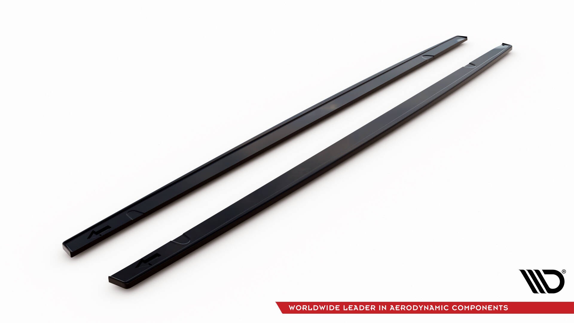 Maxton Design Street+ Seitenschweller Leisten passend für VW Golf GTI / GTE / GTI Clubsport / GTD / R-Line Mk8 schwarz Hochglanz