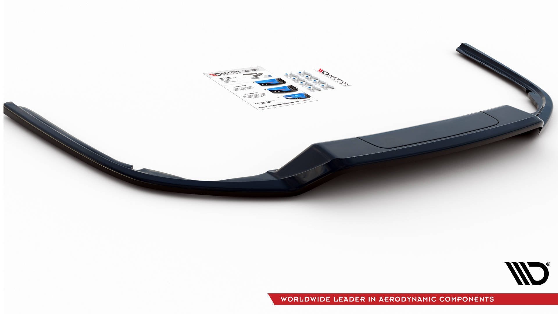 Maxton Design Heckansatz VW Passat B8 schwarz Hochglanz für Volkswagen Passat Mk8 (B8)