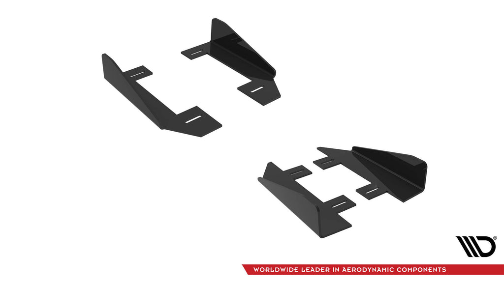Maxton Design Seitenschweller Flaps passend für Audi TT S / S-Line 8S schwarz Hochglanz