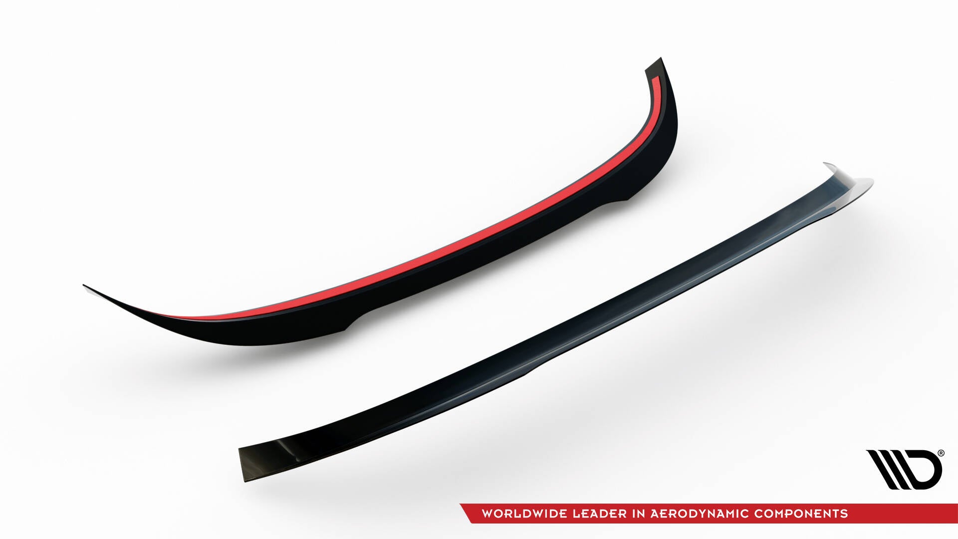 Maxton Design Spoiler CAP passend für VW Scirocco Mk3 schwarz Hochglanz