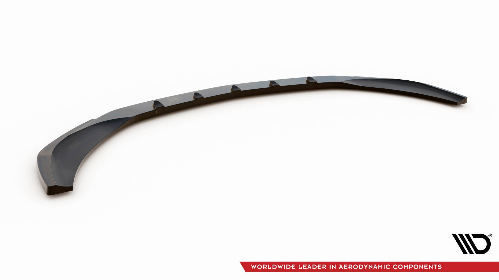 Maxton Design Street+ Spoilerlippe Front Ansatz V.2 passend für Mercedes-Benz C AMG-Line / 43 AMG W206 schwarz Hochglanz